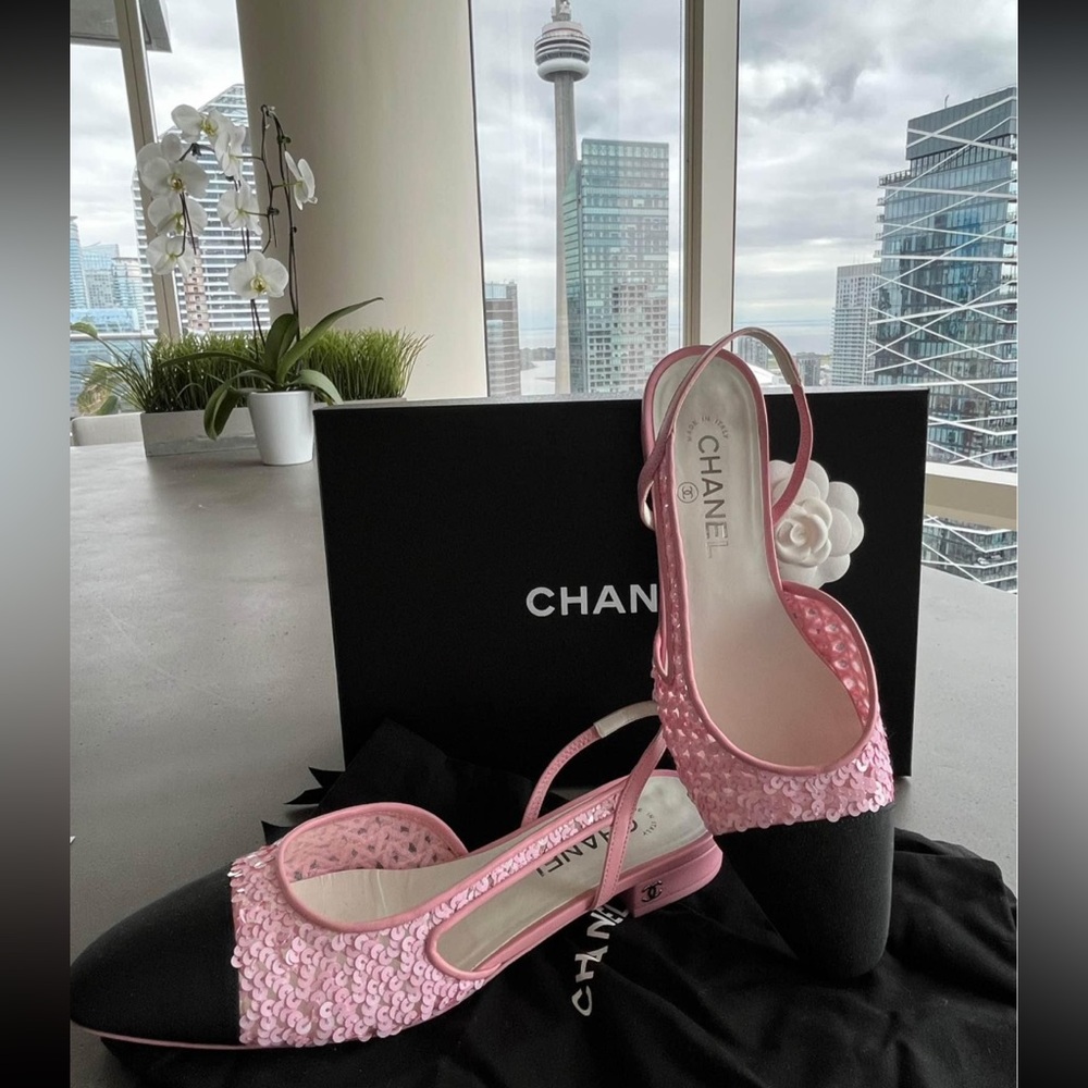 Authentic Chanel slingbacks